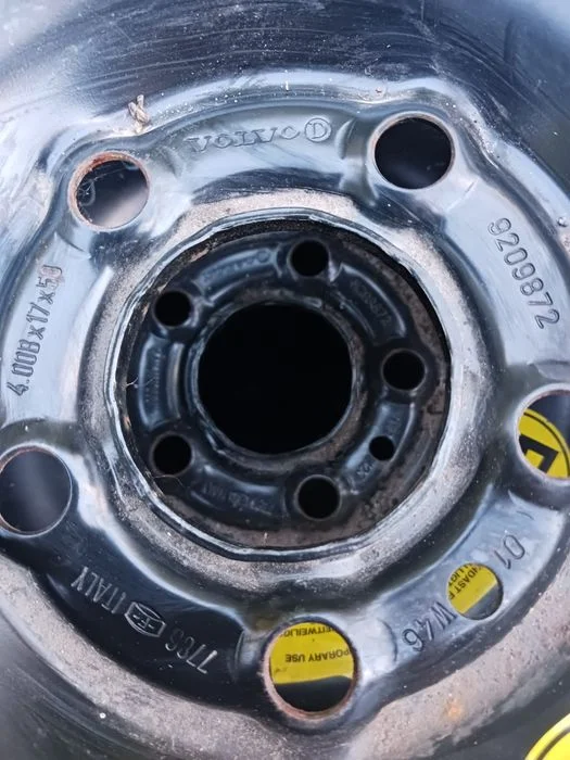 Koło dojazdowe dojazdówka 17" rozstaw 5×108