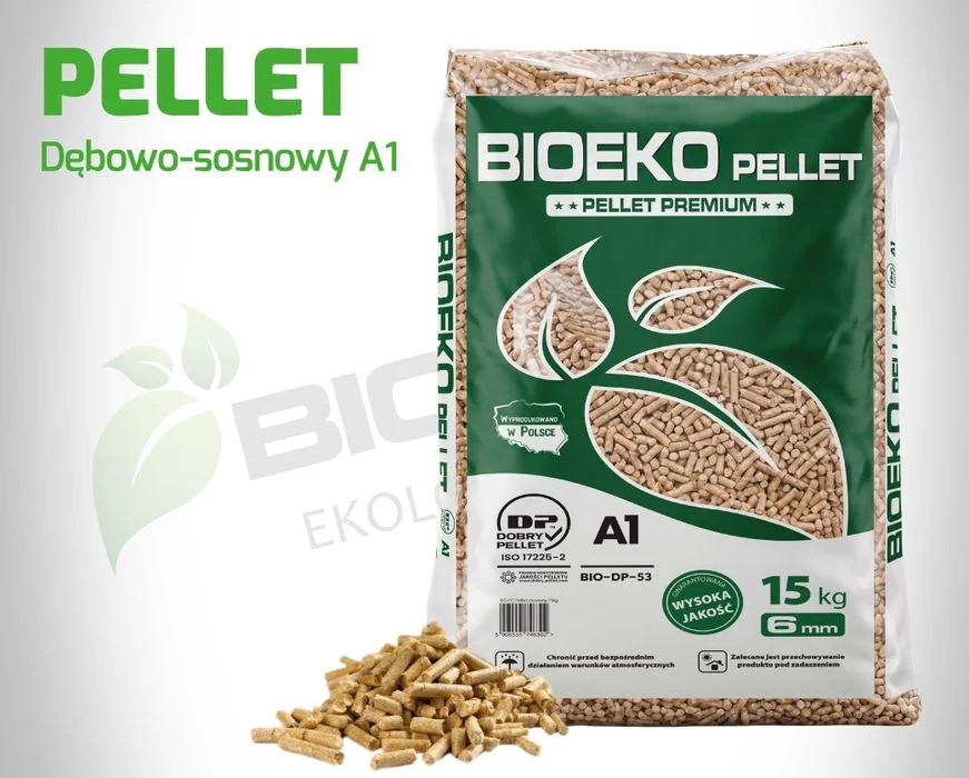 Pellet BIO-EKO A1 Certyfikowany 6mm Olczyk Barlinek Rurex Lava Igła