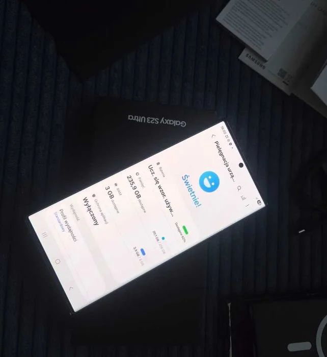 Zadbany Samsung Galaxy ULTRA S23 ULTRA 200MPX 100X ZOOM 256gb 5g ZAMIENIE OPTYKA OKAZJA zamiana Flagowiec