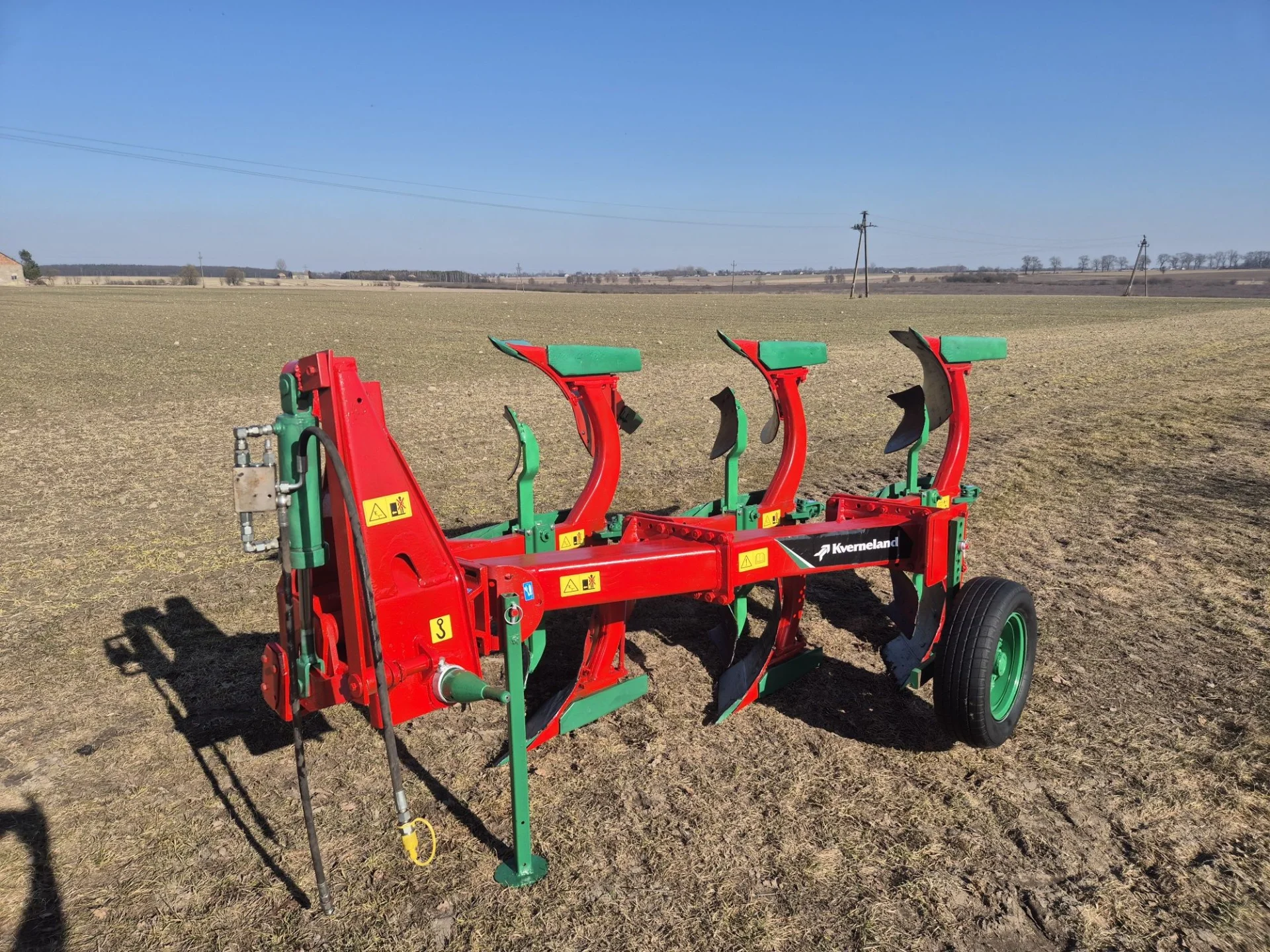 Pług 3 skibowy Obrotowy Kverneland !! Zabezpieczenie Non-Stop!! Resor! Wola Pierowa