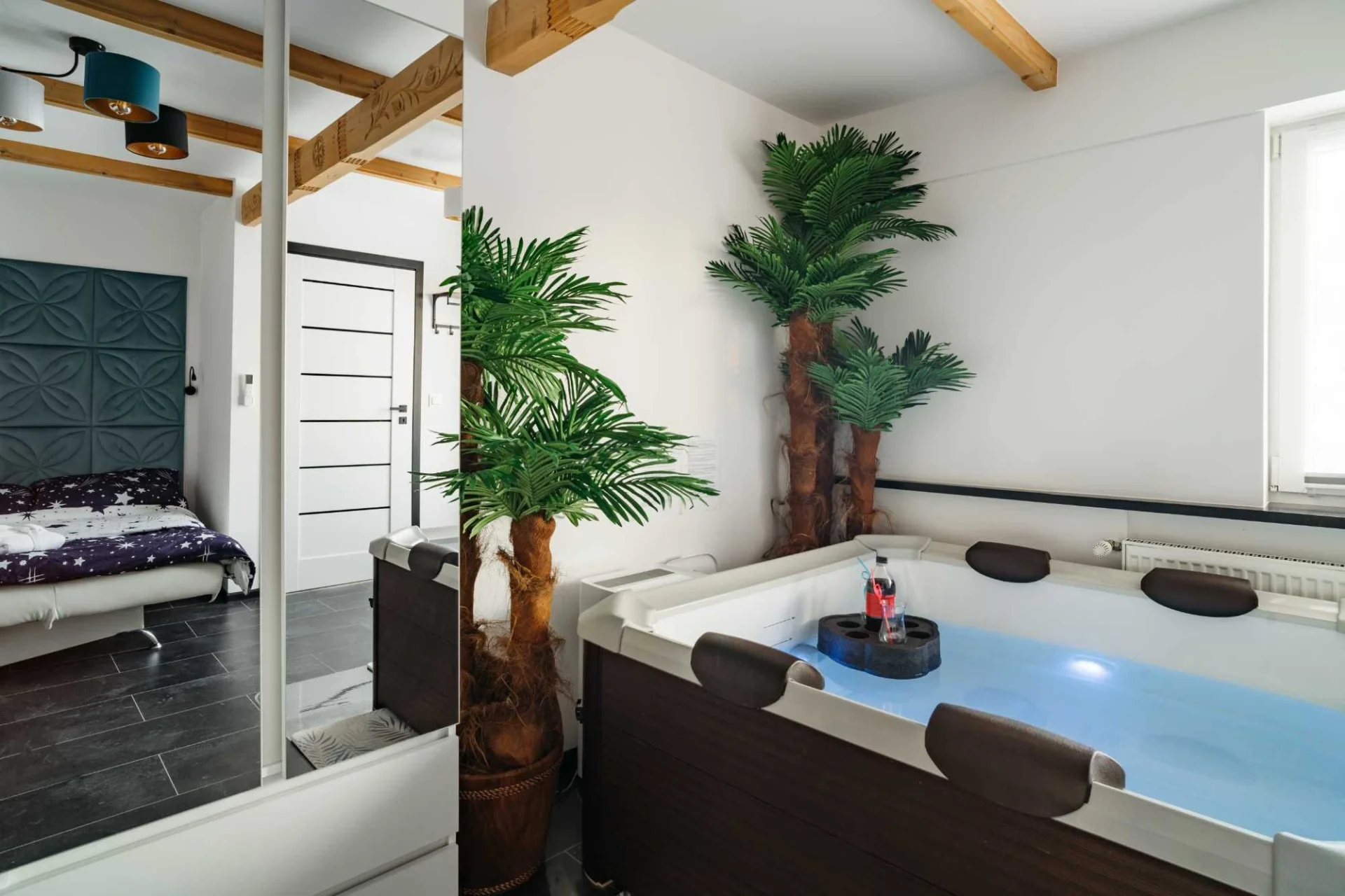 Domek apartament LOVE SPA JAUCUZZI w pokoju na wyłączność bez limitów