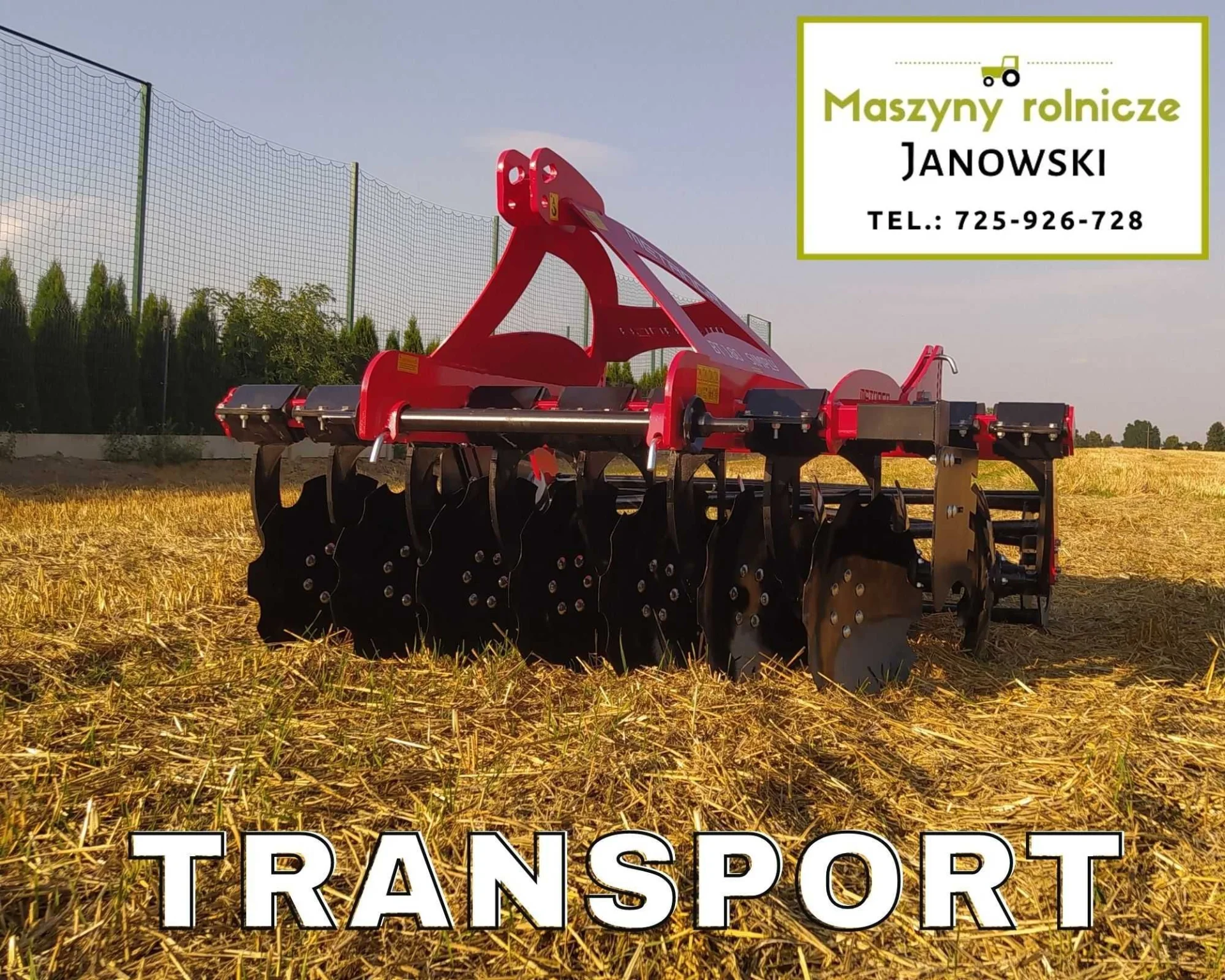 Brona talerzowa od 1.6 mała C360 Ursus, MTZ Pronar, Zetor METANGA