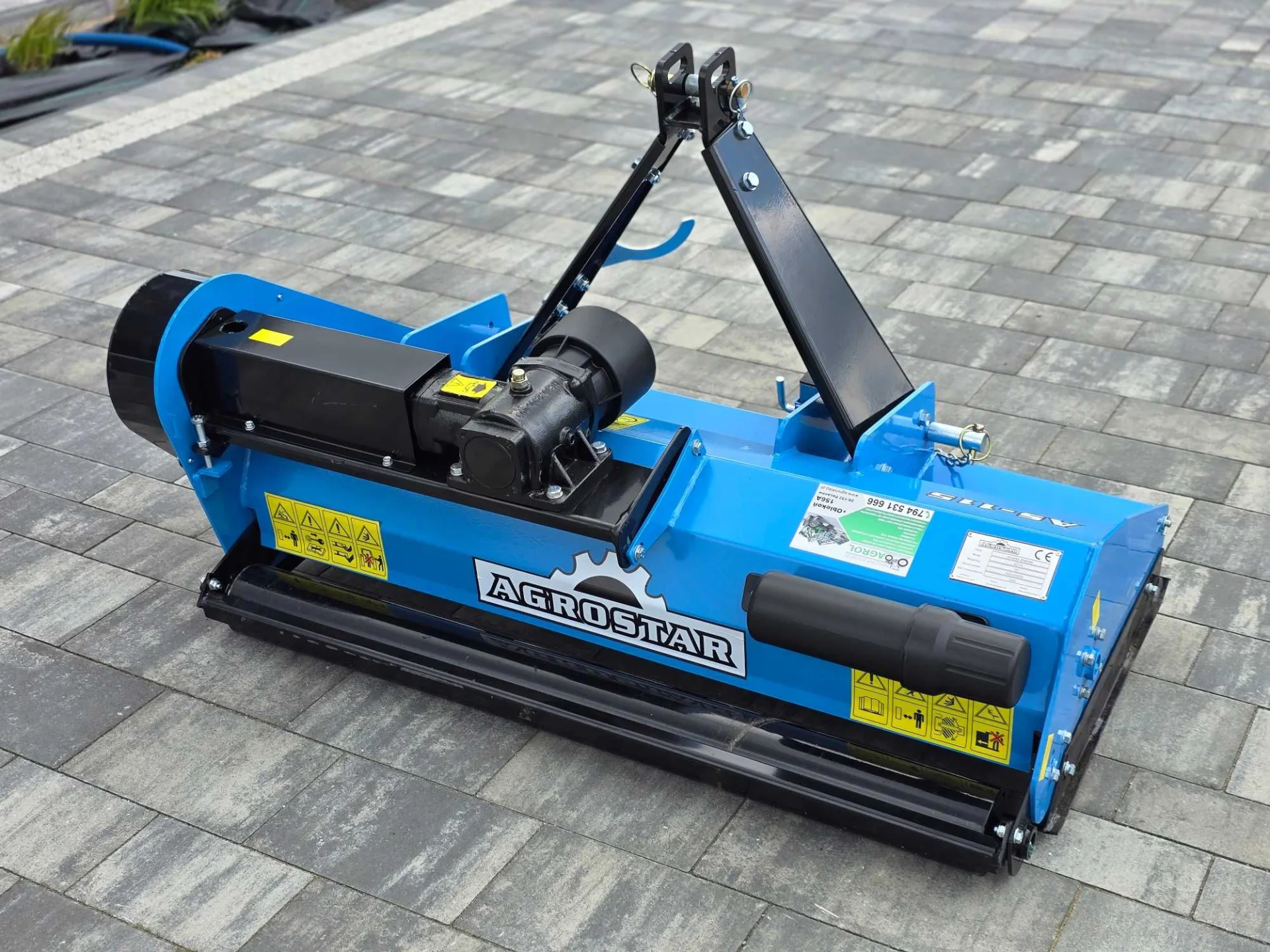 Kosiarka bijakowa Agrostar AS 135 cm do mini traktora / ciągnika WOM mocna profesjonalna maszyna rolnicza Wałek WOM gratis Promocja/Wyprzedaż