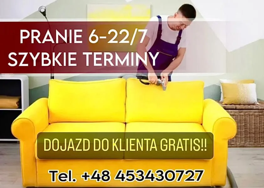 Pranie Tapicerki Sof Kanap Foteli Krzeseł Wersalki Materaca Wykładziny Legnica • OLX.pl