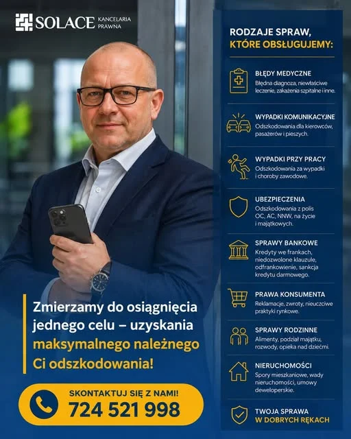 Pomagam uzyskać odszkodowanie .