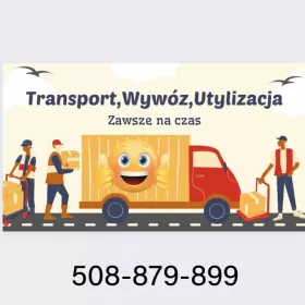 Transport,przeprowadzki,wywóz,utylizacja śmieci,sprzątanie