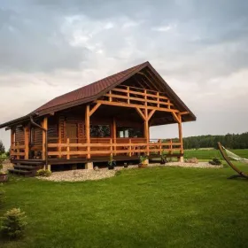 Domek nad jeziorem na Wzgórzu, Mazury jezioro wakacje 55m do wody.