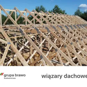 Wiązary dachowe .