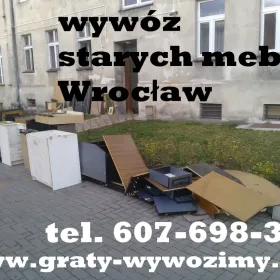 Wywóz,utylizacja mebli Wrocław.Opróżnianie mieszkań,piwnic.