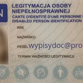  Legitymacja Osoby Niepełnosprawnej 