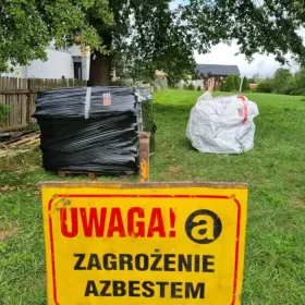 Utylizacja azbestu, eternitu, demontaż, pakowanie, transport