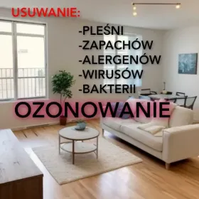 Odświeżanie mieszkań, usuwanie zapachów pleśni alergenów ozonowanie