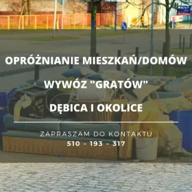 Wywóz gruzu, gabarytów, mebli,styropianu. Sprzątanie.