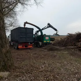 Oczyszczanie z samosiej, zrębkowanie, biomasa, wylesianie