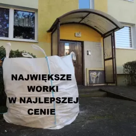 Worki na Odpady Gruz Śmieci BIG BAG Duże 1,5m 300zł Wywóz Gruzu Tanio