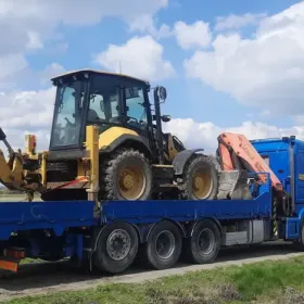 Pomoc Drogowa, Transport Koparko-ładowarki, Kontenery,Domki holenders