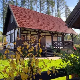 Domek na Kaszubach u Oliwii nad jeziorem.Boże Narodzenie,Sylwester