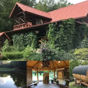 LAST MINUTE -20% LEŚNICZÓWKA jeziorko domek sauna las 2,5ha WYŁĄCZNOŚĆ