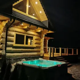 DOMKI Z JABŁONKI w górach widok Tatr 15os skoki domek Jacuzzi Zakopane