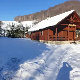 Bieszczady-domek w TERCE nad rzeką Solinką - Frysiówka.; Solina;