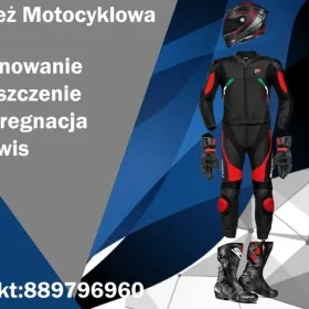 Ozonowanie impregnacja odzieży motocyklowej