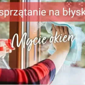 Sprzątanie domów/mieszkań,mycie okien,sprzatanie po remoncie